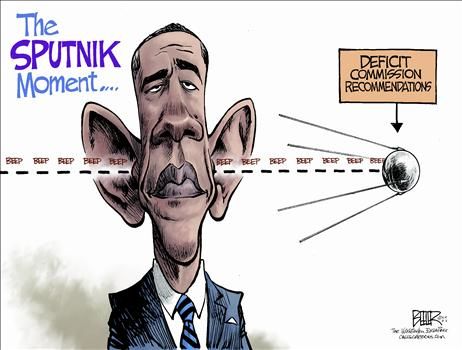 Obama Sputnik Moment - cartoon