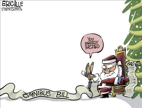 Omnibus Bill - cartoon