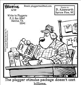 Political Cartoon by  Pluggers