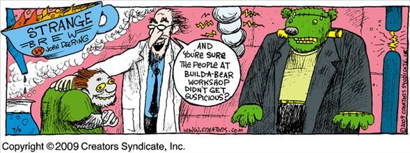 Political Cartoon by  Strange Brew