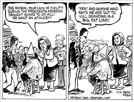 Political Cartoon by Chuck Asay