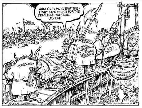 Political Cartoons by Chuck Asay