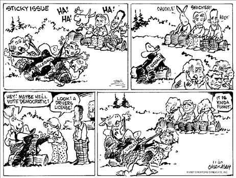 Political Cartoons by Chuck Asay