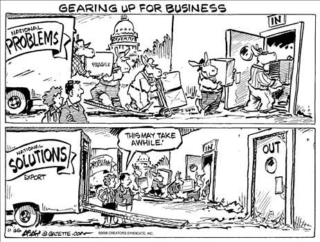 Political Cartoons by Chuck Asay