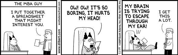 Political Cartoon by  Dilbert