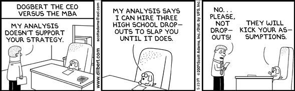 Political Cartoon by  Dilbert