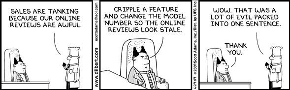 Political Cartoon by  Dilbert