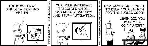 Political Cartoon by  Dilbert