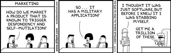 Political Cartoon by  Dilbert