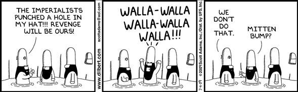 Political Cartoon by  Dilbert