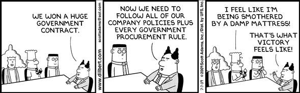 Political Cartoon by  Dilbert