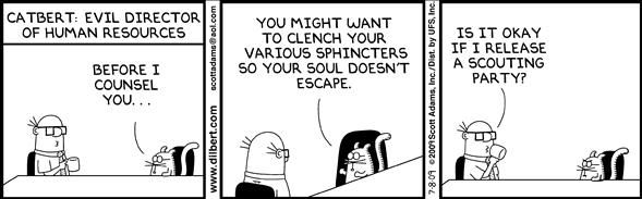 Political Cartoon by  Dilbert
