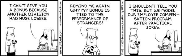 Political Cartoon by  Dilbert