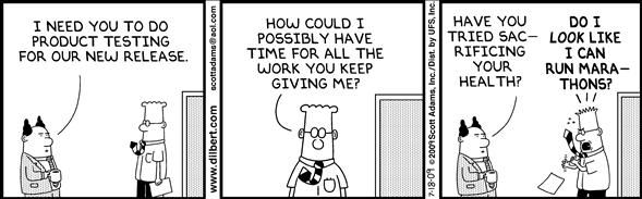 Political Cartoon by  Dilbert