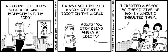 Political Cartoon by  Dilbert