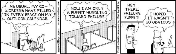 Political Cartoon by  Dilbert
