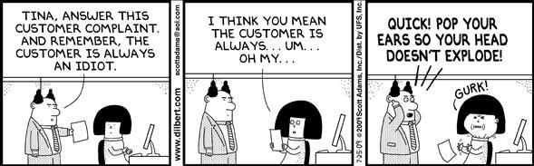 Political Cartoon by  Dilbert