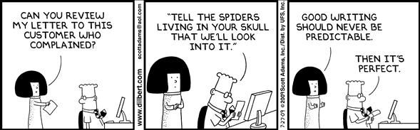 Political Cartoon by  Dilbert