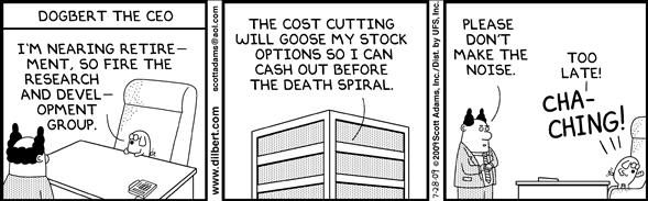 Political Cartoon by  Dilbert