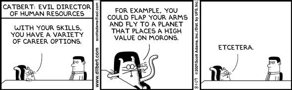 Political Cartoon by  Dilbert