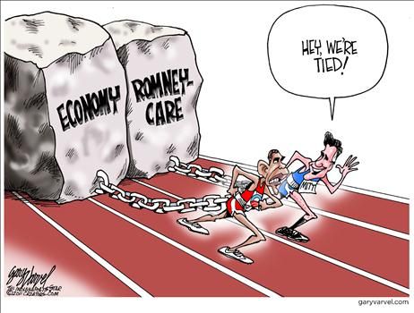 Romney, Obama dead heat
