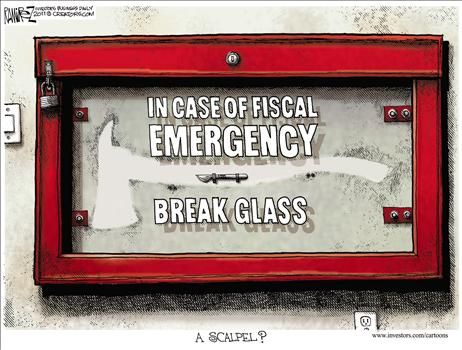 Government Emergency Plan - cartoon
