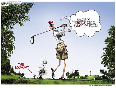 obama playing golf