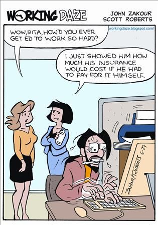 Political Cartoon by  Working Daze