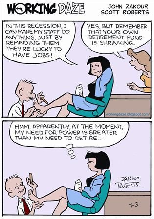 Political Cartoon by  Working Daze