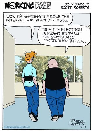 Political Cartoon by  Working Daze