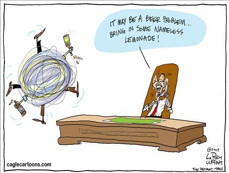 Political Cartoons by Larry Wright