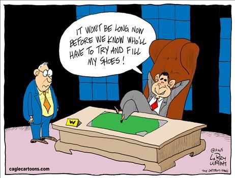 Political Cartoon by Larry Wright