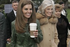 - 
              FILE -- In this Jan. 4, 2007 file photo, Maria Shriver, left, wife of California Gov. Arnold Schwarzenegger, her mother, Eunice Kennedy Shriver, center and family housekeeper Mildred Ba