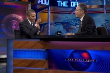  - 
              President Barack Obama talks with Jon Stewart during a taping of his appearance on "The Daily Show with John Stewart", Thursday, Oct. 18, 2012, in New York. (AP Photo/Carolyn Kaster)
  