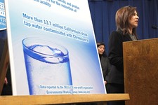  - 
              File - In this Feb. 22, 2011 file photo, Assemblywoman Nora Campos, D- San Jose, discusses her proposed measure that, if approved, will require California health regulators to establish