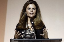  - 
              FILE - This May 1, 2012 file photo shows Maria Shriver speaking at the 7th Annual MOCA Award to Distinguished Women in the Arts luncheon in Beverly Hills, Calif. NBC announced announced