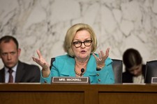  - 
              Sen. Claire McCaskill, D-Mo., questions top officials of the Air Force, Secretary of the Air Force Michael B. Donley, and Air Force Chief of Staff Gen. Mark A. Welsh III, about how they