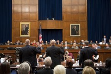  - 
              The House Oversight and Government Reform Committee, led by Chairman Darrell Issa, R-Calif., holds a hearing about last year's deadly assault on the U.S. diplomatic mission in Benghazi,