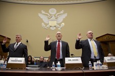  - 
              The House Oversight and Government Reform Committee, led by Chairman Darrell Issa, R-Calif., holds a hearing about last year's deadly assault on the U.S. diplomatic mission in Benghazi,