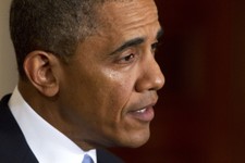  - 
              President Barack Obama speaks during a joint news conference with British Prime Minister David Cameron, Monday, May 13, 2013, in the East Room of the White House in Washington, where th