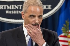  - 
              Attorney General Eric Holder pauses during a news conference at the Justice Department in Washington, Tuesday, May 14, 2013. Holder said he's ordered a Justice Department investigation 