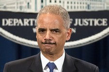  - 
              Attorney General Eric Holder is questioned about the Justice Department secretly obtaining two months of telephone records of reporters and editors for The Associated Press, during a ne