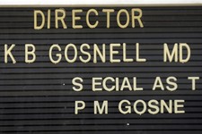  - 
              In this May 1, 2013 file photo, letters are missing from the directory of Dr. Kermit Gosnell's former facility, the Women's Medical Society, in Philadelphia. Gosnell,  a Philadelphia ab
