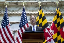  - 
              FILE - In this Jan. 30, 2013, file photo, Maryland Gov. Martin O'Malley delivers his sState of the State address in Annapolis Md. His latest legislative achievements put him on the vang