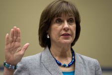  - 
              IRS official Lois Lerner is sworn in on Capitol Hill in Washington, Wednesday, May 22, 2013, before the House Oversight Committee hearing to investigate the extra scrutiny IRS gave to T