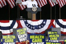  - 
              FILE - In this Sept. 7, 2009, file photo President Barack Obama speaks at the AFL-CIO Labor Day picnic at Coney Island in Cincinnati. Some labor unions that initially backed Obama's hea