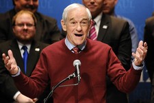  - 
              FILE - This Feb. 7, 2012 file photo shows then-Republican presidential candidate Rep. Ron Paul, R-Texas speaking in Golden Valley, Minn. Ron Paul is exiting the political stage but his 