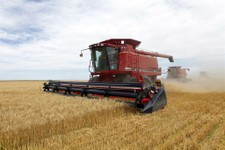  - 
              FILE - In this July 9, 2009 file photo three combines harvest the winter wheat on the Cooksey farm near Roggen, Colo.This week the Senate resumes debate on the almost $100 billion-a-yea