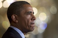  - 
              President Barack Obama pauses while speaking in the East Room of the White House in Washington, Monday, June 10, 2013, during a ceremony to commemorate the 50th anniversary of the Equal