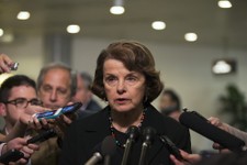  - 
              Sen. Dianne Feinstein, D-Calif., chair of the Senate Intelligence Committee, speaks to the media after attending a meeting regarding National Security Agency programs, on Capitol Hill i